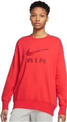 Nike Női szabadidős cipzár nélküli pulcsi Nike NSW AIR FLC CREW W piros DQ6567-696 - S