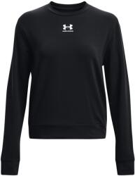 Under Armour Női funkcionális cipzár nélküli pulcsi Under Armour RIVAL TERRY CREW W fekete 1369856-001 - S