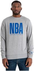 New Era Férfi szabadidős cipzár nélküli pulcsi New Era NBA LEAGUE CREW szürke 11860114 - XL