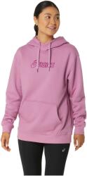 ASICS Női sportos cipzár nélküli pulcsi Asics LOGO OTH HOODIE W rózsaszín 2032C845-500 - M