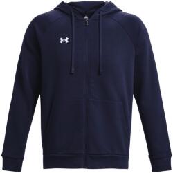 Under Armour Férfi sportos cipzáras pulcsi Under Armour RIVAL FLEECE FZ HOODIE kék 1379767-410 - L