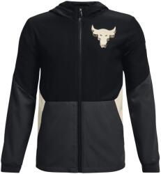 Under Armour Project Rock Gyerek sportdzseki Under Armour PJT ROCK BRAHMA FZ HDY K fekete 1370253-001 - YS