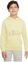 Nike Gyerek szabadidős cipzár nélküli pulcsi Nike B NSW HOODIE HBR CORE sárga DX5087-706 - L