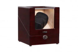 Edelwolle Lakkozott Mahagóni Színű Fa óraforgató 2 órának - orabox - 59 900 Ft