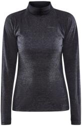 Craft Női sportos félcipzáras pulcsi Craft ADV SUBZ WOOL LS TEE 2 W fekete 1911314-999000 - S