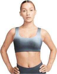 Nike Női merevítő nélküli sportmelltartó Nike W NK DF ALATE ALL U AOP BRA SP W szürke DV9943-010 - M