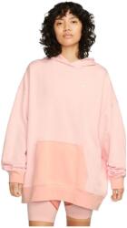 Nike Női szabadidős cipzár nélküli pulcsi Nike W NSW SWSH FLC HOODIE W rózsaszín DM6201-611 - S