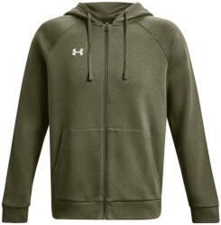 Under Armour Férfi sportos cipzáras pulcsi Under Armour RIVAL FLEECE FZ HOODIE zöld 1379767-390 - XXL
