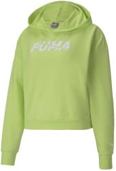 PUMA Női funkcionális cipzár nélküli pulcsi Puma MODERN SPORTS HOODIE W zöld 583540-34 - S
