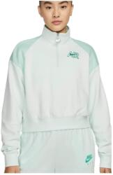 Nike Női szabadidő félcipzáras pulcsi Nike W NSW AIR FLC QZ W zöld DM6073-394 - L