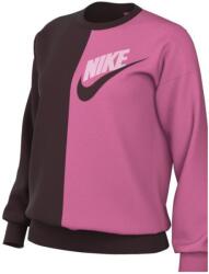 Nike Női szabadidős cipzár nélküli pulcsi Nike NSW FT FLC OOS CREW DNC W rózsaszín DV0328-652 - M