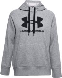 Under Armour Női sportos cipzár nélküli pulcsi Under Armour RIVAL FLEECE LOGO HOODIE W szürke 1356318-035 - XS
