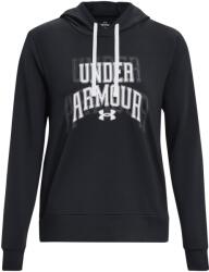 Under Armour Női funkcionális cipzár nélküli pulcsi Under Armour RIVAL TERRY GRAPHIC HDY W fekete 1379610-001 - XS