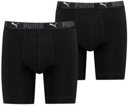 PUMA Férfi boxer nadrág Puma SPORT COTTON LONG BOXER (2-PACK) fekete 935523-01 - L