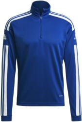 Adidas Férfi sportos félcipzáras pulcsi adidas SQ21 TR TOP kék GP6475 - XL