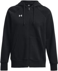 Under Armour Női sportos cipzáras pulcsi Under Armour RIVAL FLEECE FZ HOODIE W fekete 1379497-001 - XS