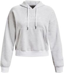Under Armour Női sportos cipzár nélküli pulcsi Under Armour ESSENTIAL SCRIPT HOODIE W fehér 1374107-100 - M