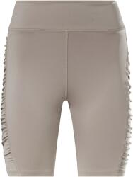 Reebok Női kompressziós rövidnadrág Reebok S RUCHED HR LEGGING SHORTS W barna H56373 - M