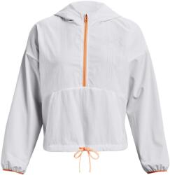 Under Armour Női funkcionális félcipzáras pulcsi Under Armour WOVEN GRAPHIC JACKET W fehér 1377550-100 - XS