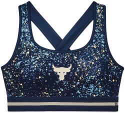 Under Armour Project Rock Női merevítő sportmelltartó Under Armour PJT ROCK BRA PRINTED W kék 1371365-408 - XS