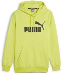 PUMA Férfi szabadidős cipzár nélküli pulcsi Puma ESS BIG LOGO HOODIE zöld 586687-68 - XL