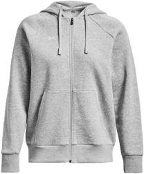 Under Armour Női sportos cipzáras pulcsi Under Armour RIVAL FLEECE FZ HOODIE W szürke 1379497-012 - L