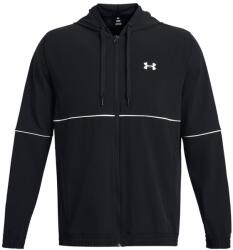 Under Armour Férfi sportos cipzáras pulcsi Under Armour BASELINE WOVEN JACKET fekete 1383400-001 - M