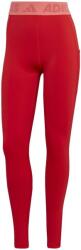 adidas Női kompressziós magas derekú 7/8-os leggings adidas TF L 3 BAR T W piros HD4509 - S