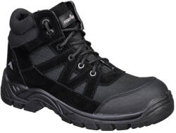 Portwest Kompozit textil és hasított bőr cipő S1 SR FO (FC20BKR41)