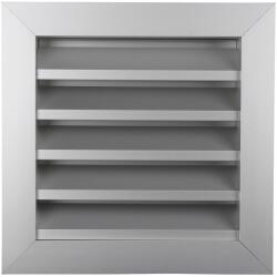 Dalap Alumínium szellőzőrács fix lamellákkal 200x200 mm (9716)