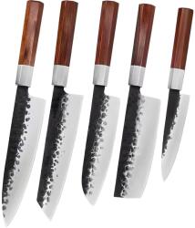 HARAHU KI-38082 konyhakés készlet - 5db/Barna KP38082