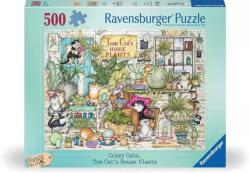 Ravensburger - Crazy Cats - Tom Cica Szobanövényei 500 darabos kirakó (12000695)