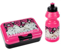Starpak Kutyás uzsonnásdoboz és kulacs szett - Cuty Doggy (IMO-SP-447908PINK)