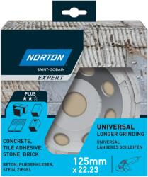Norton Expert Pro CG-2 kétsoros gyémánt betoncsiszoló tárcsa Ø125x22, 23 mm (CT433577)
