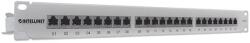 Manhattan 720014 Patch panel - CAT6 FTP árnyékolt patch panel, 24 portos, 1U, Szürke (720014)