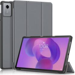  LEATHER Lenovo Idea Tab szürke flip tok