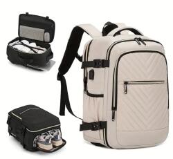  UTAZÓ HÁTIZSÁK- L. Beige 41 X 28 X 21 CM (ED396253-2-1)