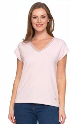 Moraj Női csipkés póló, világos rózsaszín, 3XL