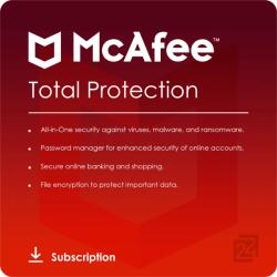 McAfee Total Protection 2026 10 Dispozitive 1 an (MTP00MNRXRAAD)