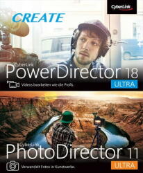 CyberLink PowerDirector 18 + PhotoDirector 11 Duo (PNP-G300-RPT0-01)