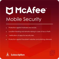 McAfee Mobile Security 3 unități / 1 an (MMB31MNR1RAAD)