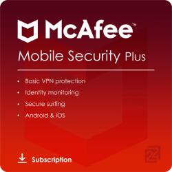 McAfee Mobile Security Plus VPN Unlimited Device 1 Years Dispozitive nelimitate / 1 an (MMP0AMNR1RP2D)