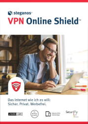 Steganos VPN Online Shield 2026 5 unități / 1 an (ST38319-ESD)
