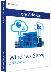 Microsoft Windows Server 2016 Standard Standard Licență suplimentară Core AddOn 2 Core (P73-07215)