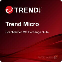Trend Micro ScanMail for MS Exchange Suite Gouvernment (GOV) 1 an 51 - 100 User Achiziție Nouă (SS00733075)