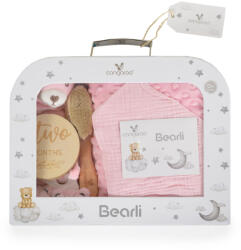  BEARLI ajándékszett takaró, játék, zokni 6in1 PINK