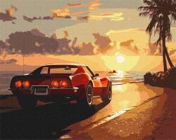 Ideyka Festés számok szerint - Út a part mentén art_selena_ua 40 x 50 cm