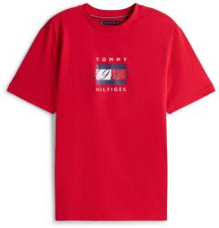 Tommy Hilfiger Linear Flag Graphic Tee XL | Férfi | Pólók | Piros | MW0MW41338XLD (MW0MW41338XLD)