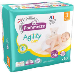 Pommette pelenka Csomagolás sérült! (3-as) 4 - 9 kg (60 db/cs) (pagd-hbs)