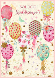 Cardex képeslap Boldog Születésnapot! , színes lufis, borítékkal (LUFI369182)